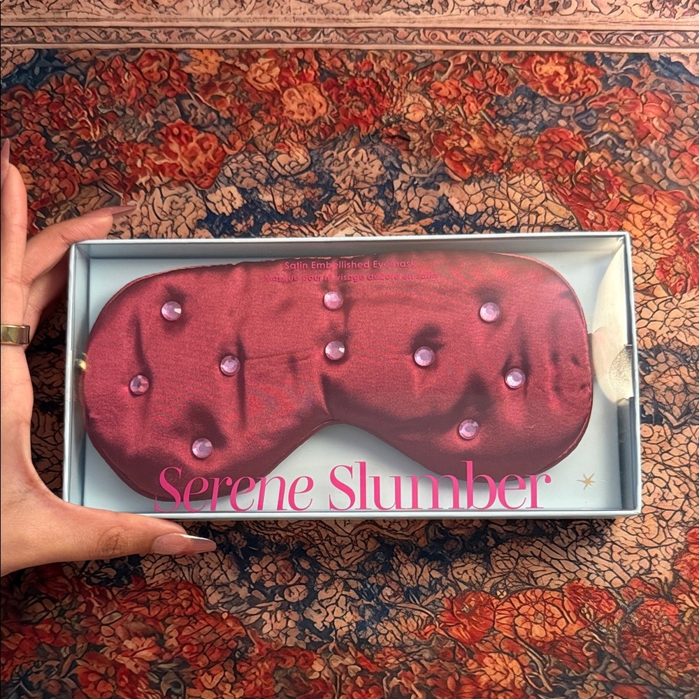 Anthropologie Serene Slumber Satin Eye Mask